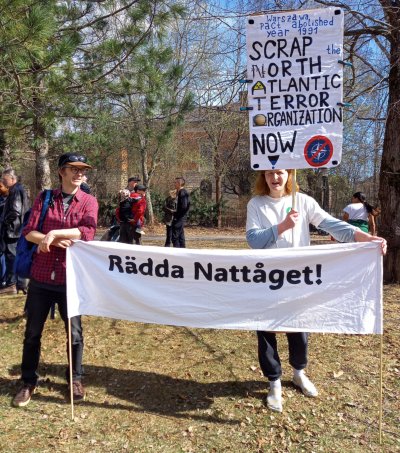 Första maj 2026, samling i Döblens park, (C) Lisa Hårding